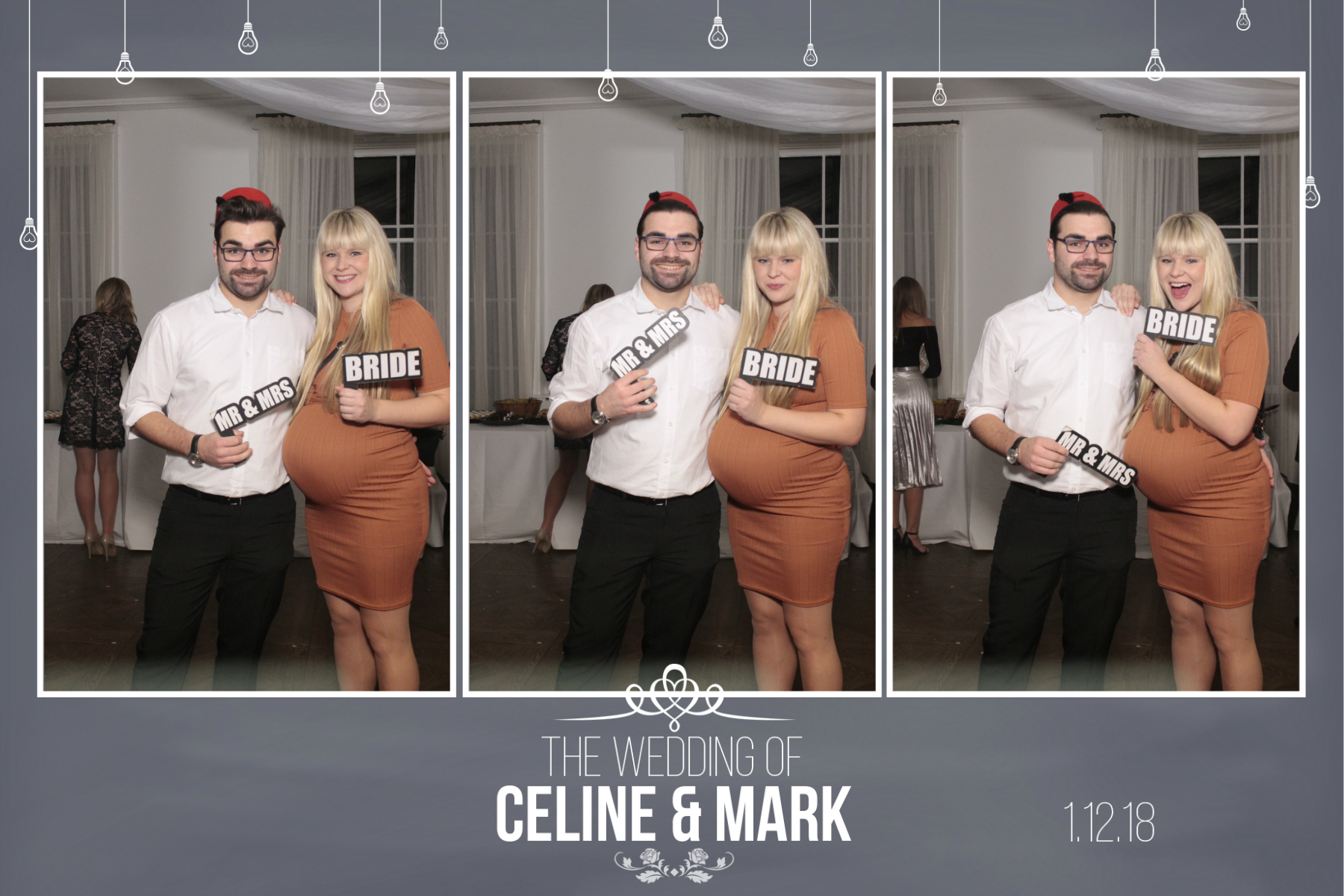 Mark and Celine's Wedding | View more photos from the event at gallery.myphotoboothexperience.co.uk/u/MyPhotoBoothExperienceLtd/Mark-and-Celines-Wedding